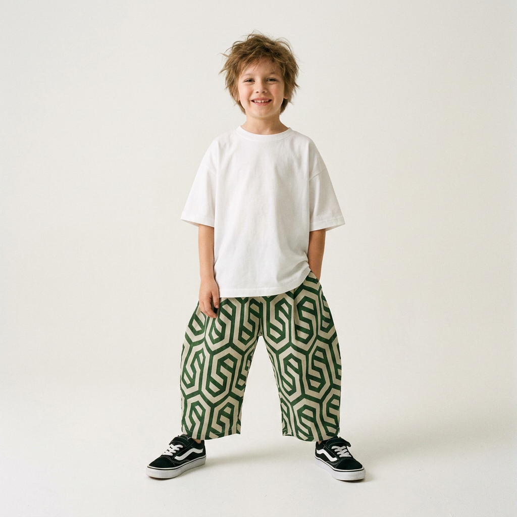 Green Labyrinth Balon Pantolon