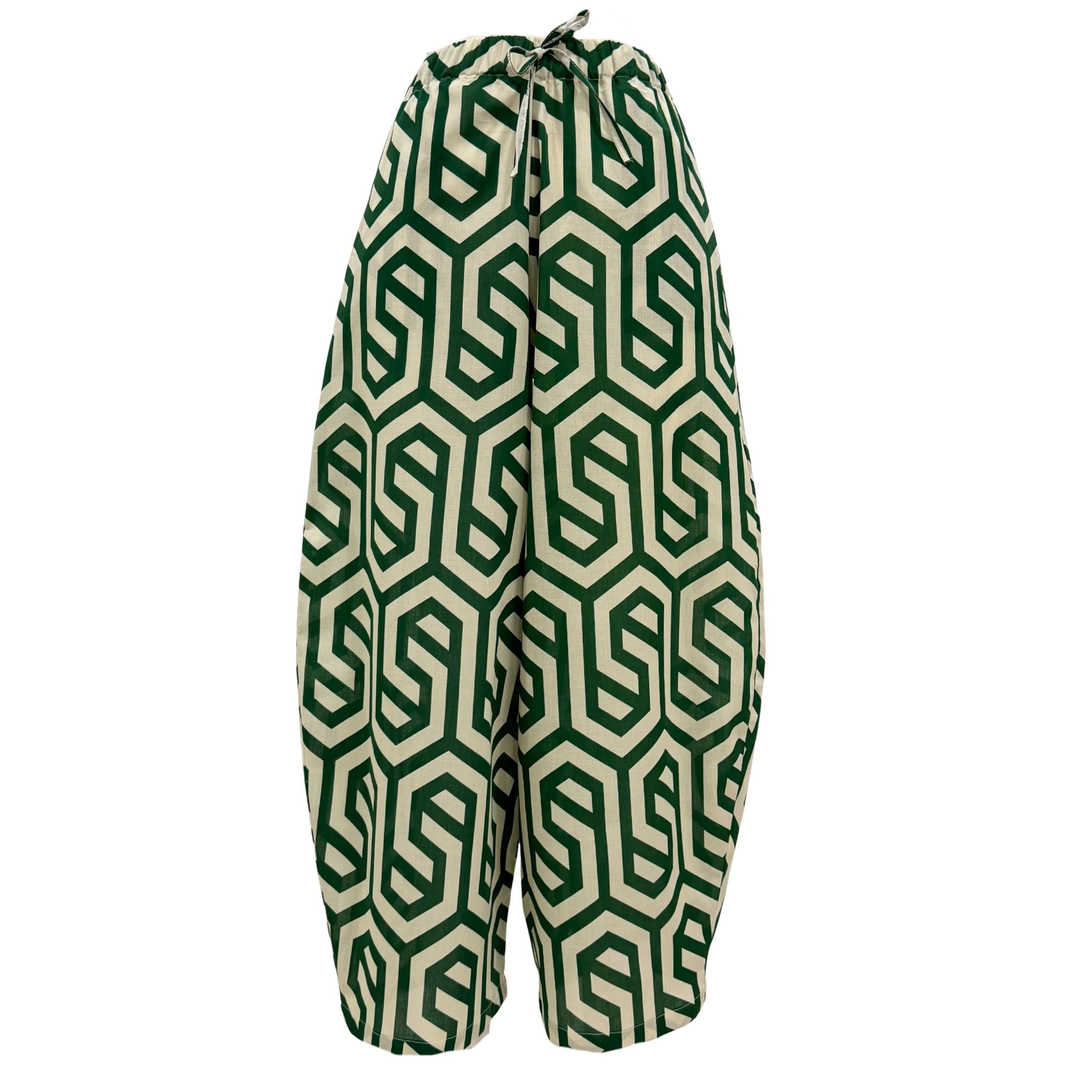 Green Labyrinth Pantolon
