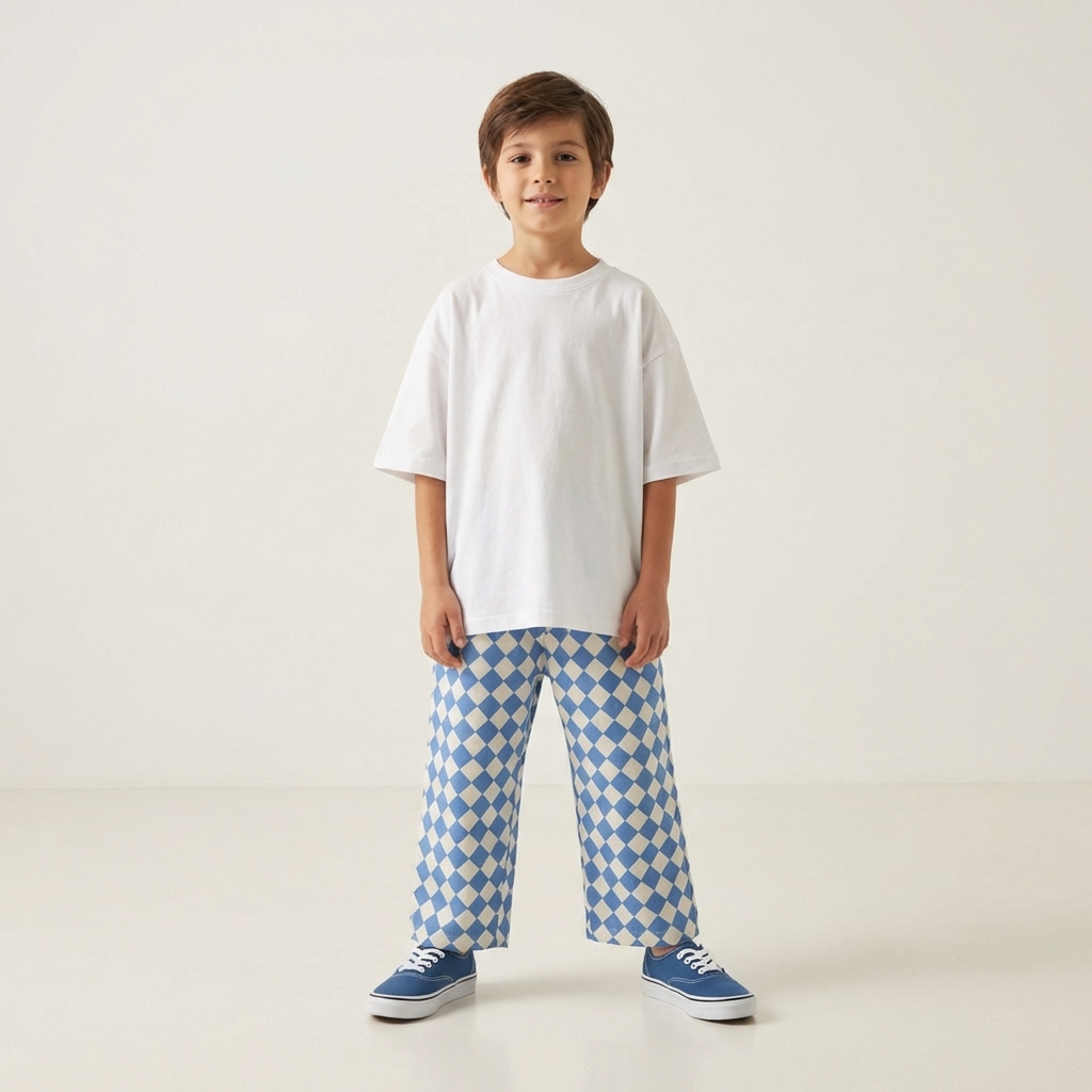 Baby Blue Diamond Pantolon