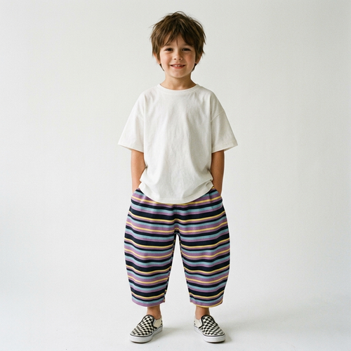 Green Labyrinth Balloon Trousers
