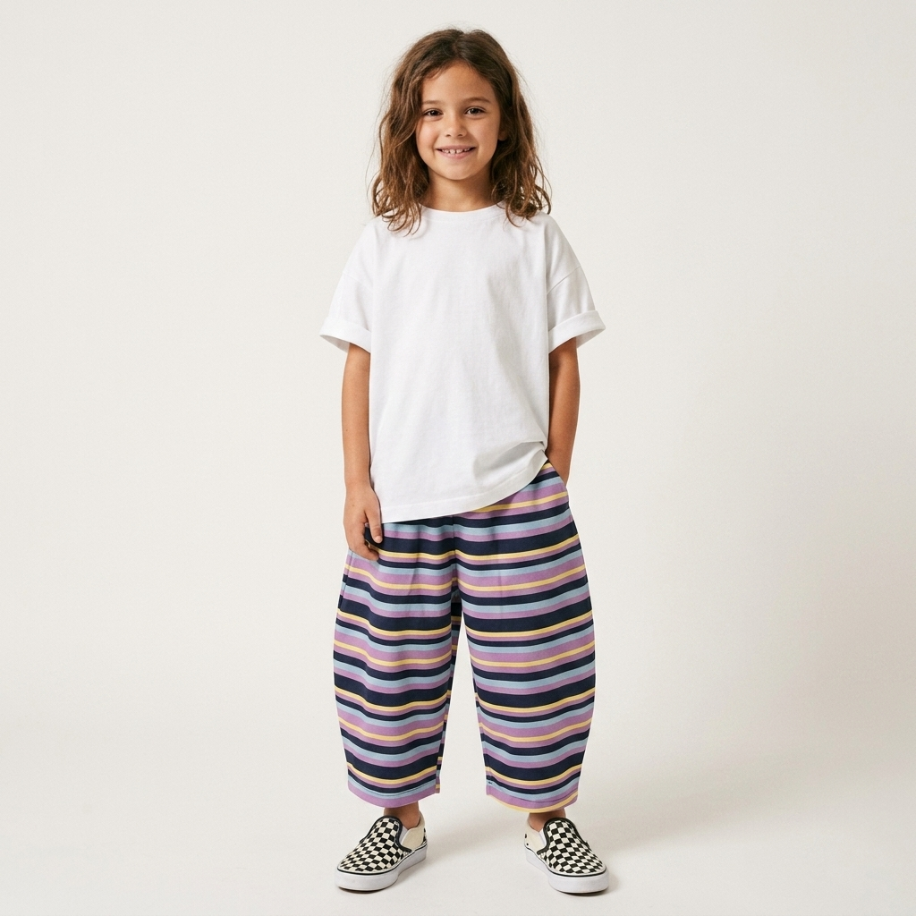 Green Labyrinth Balloon Trousers