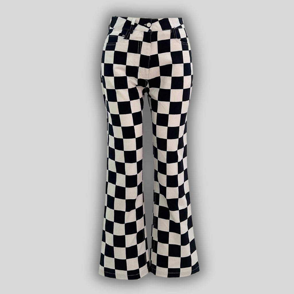 Schachbrett-Hose