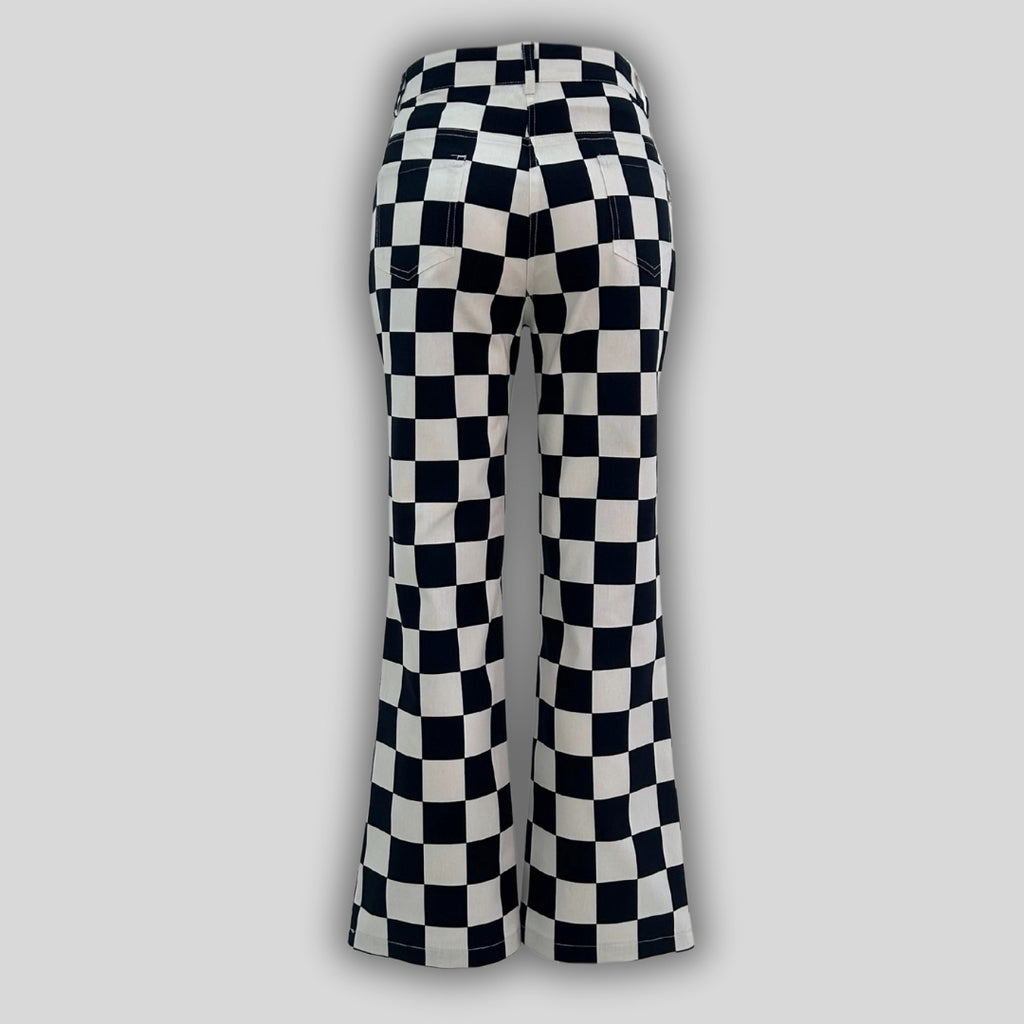 Schachbrett-Hose