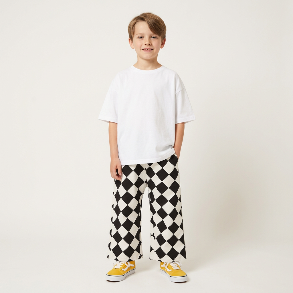 Chess Diamond Pantolon