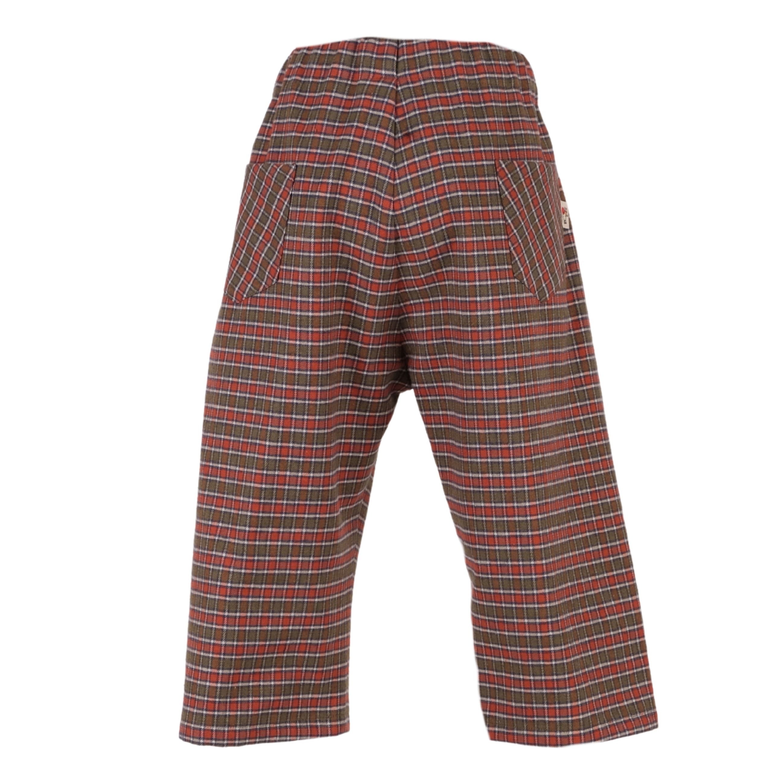 Chestnut Checks Pantolon