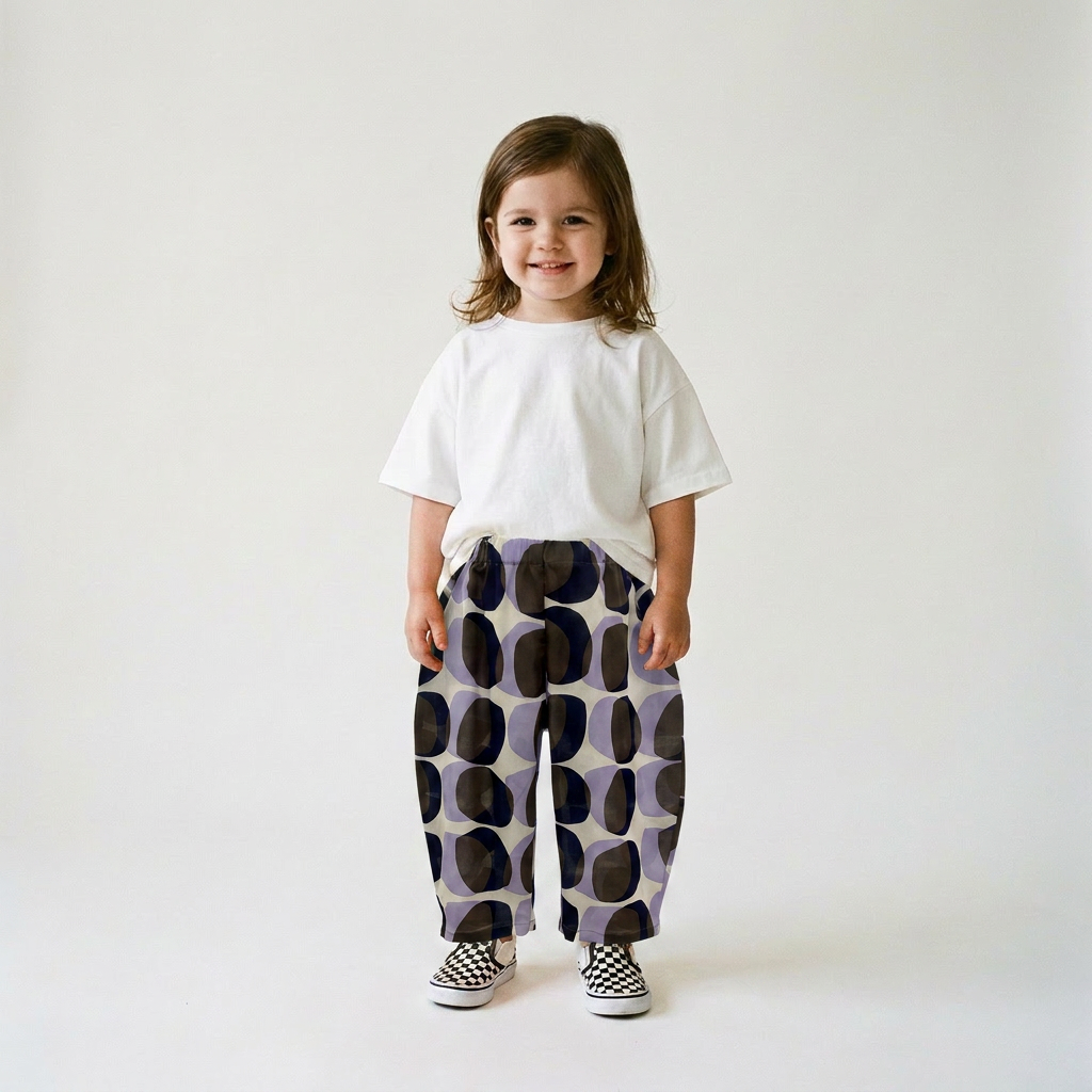 Black Labyrinth Balloon Trousers