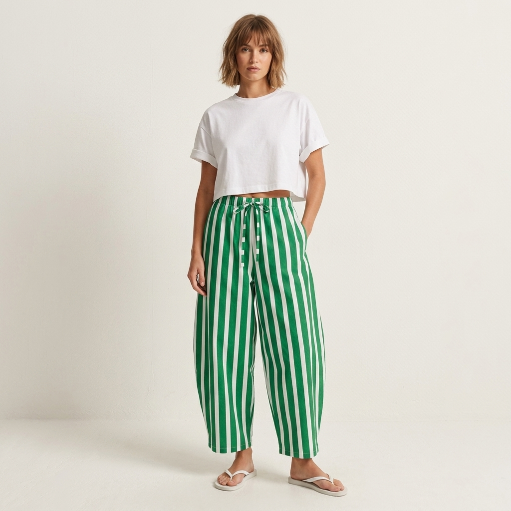 Pastellfarbene Pier-Hose