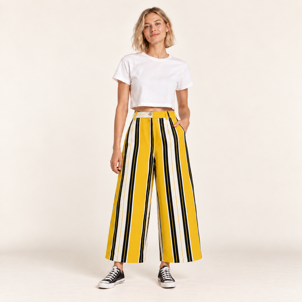 Pastellfarbene Pier-Hose