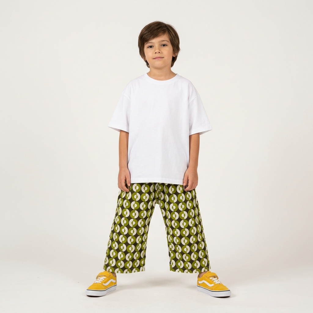 Matcha Circle Pantolon