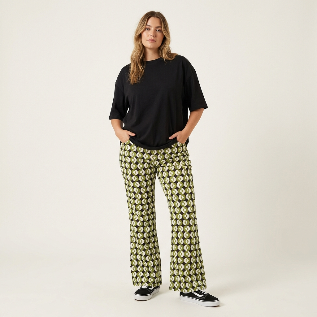 Matcha Circle Pantolon