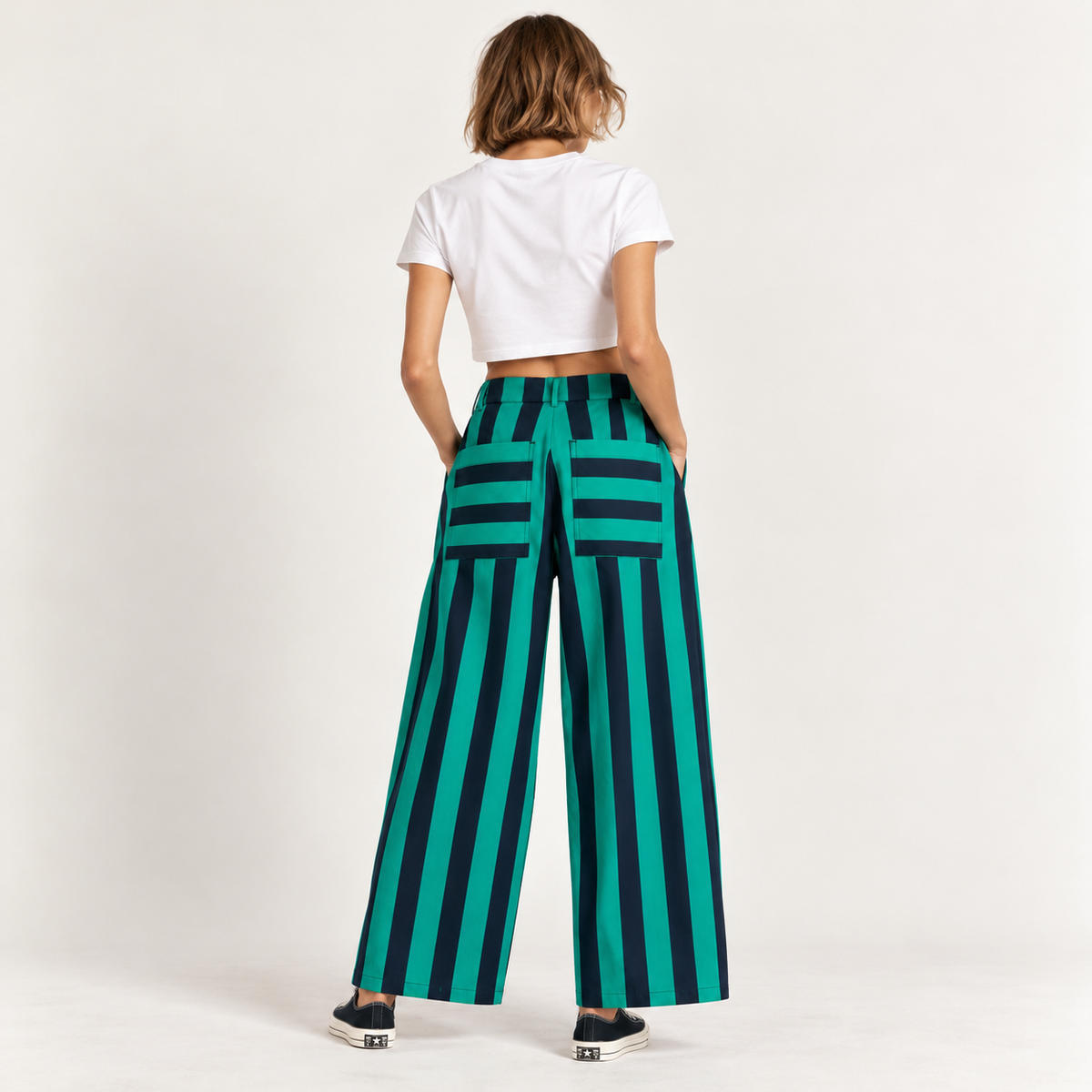 Pastellfarbene Pier-Hose