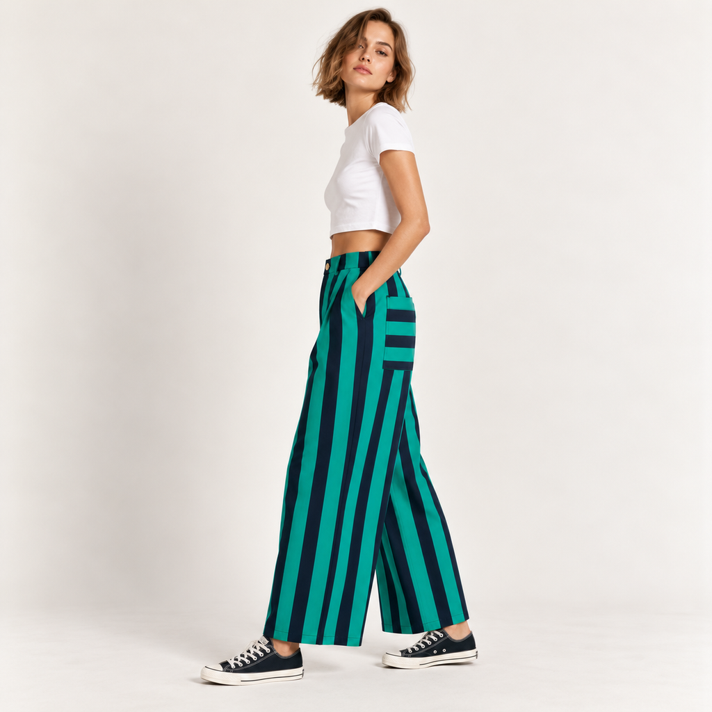 Pastellfarbene Pier-Hose