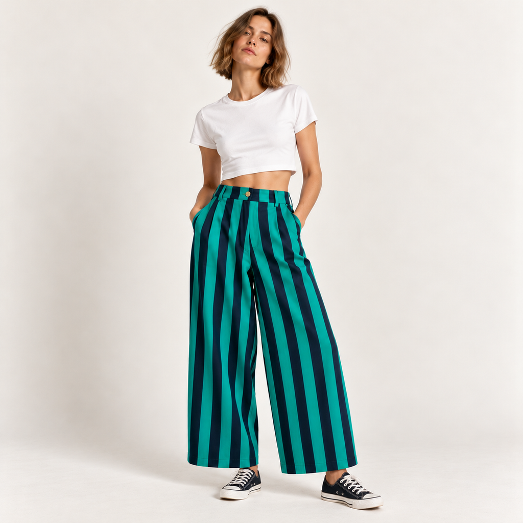 Pastellfarbene Pier-Hose