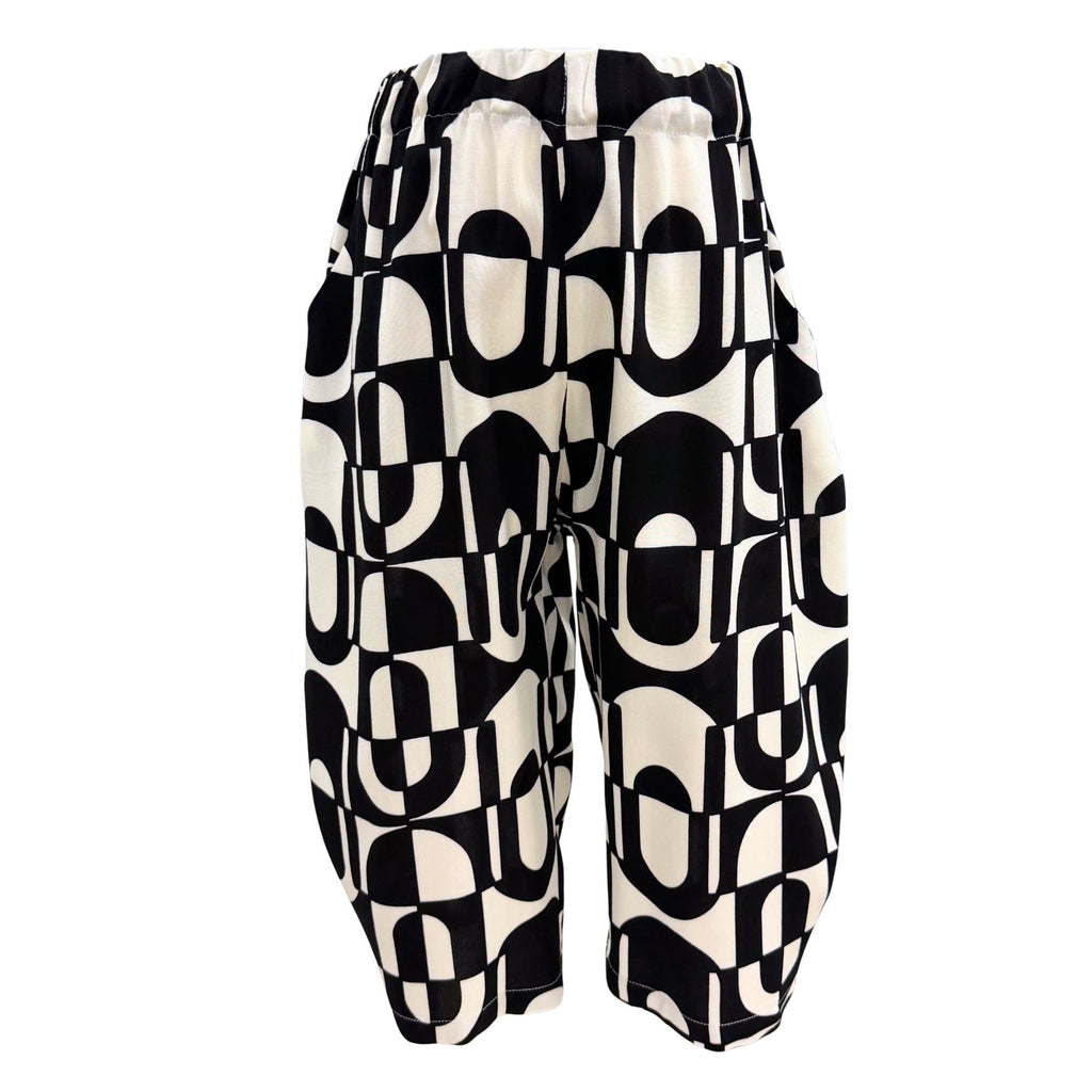 Green Labyrinth Balloon Trousers