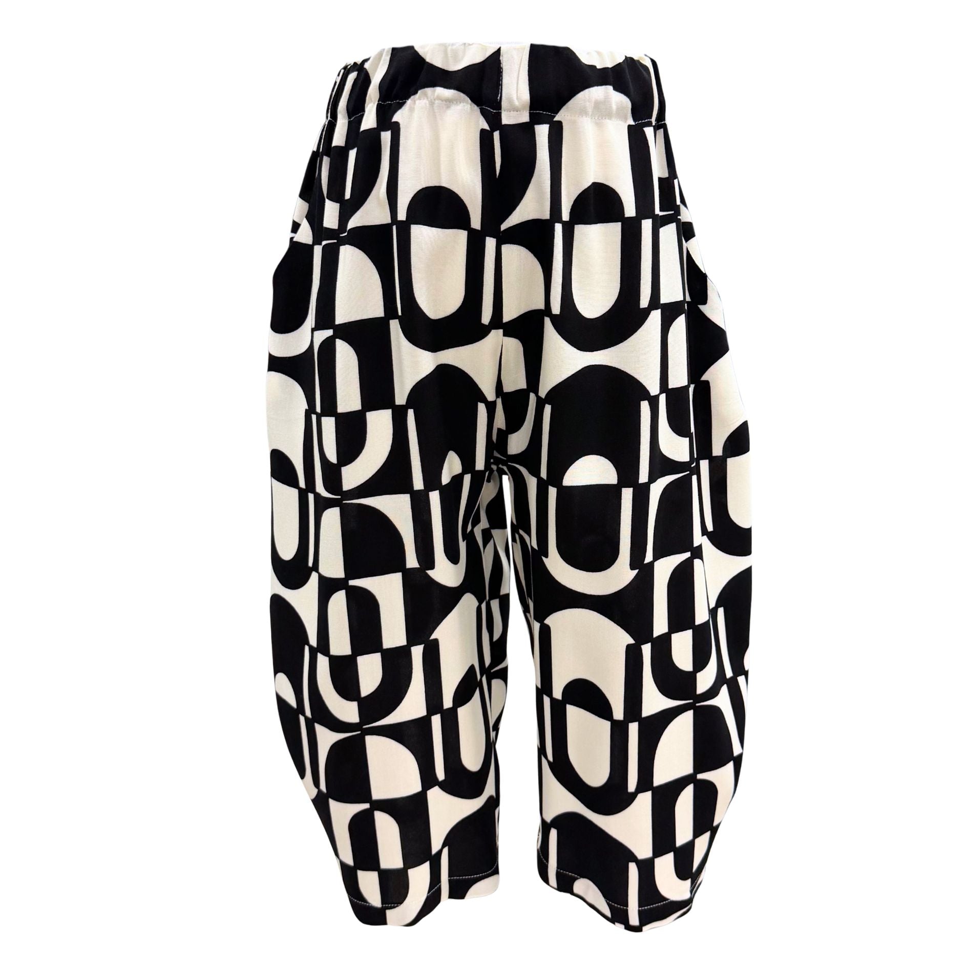 Green Labyrinth Balloon Trousers