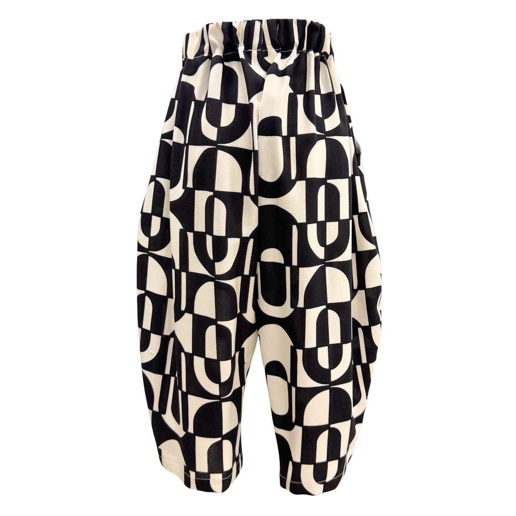 Green Labyrinth Balloon Trousers
