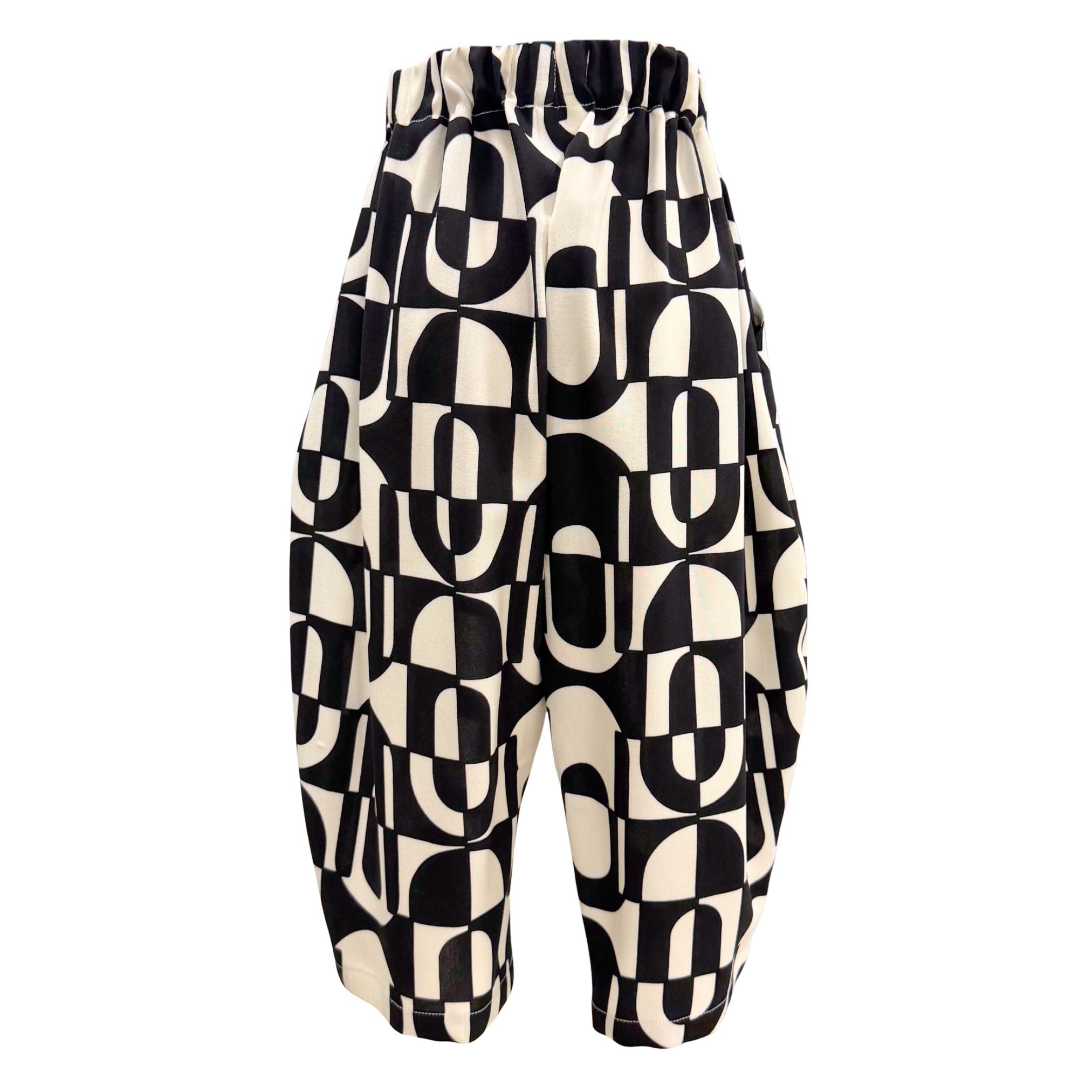 Green Labyrinth Balloon Trousers