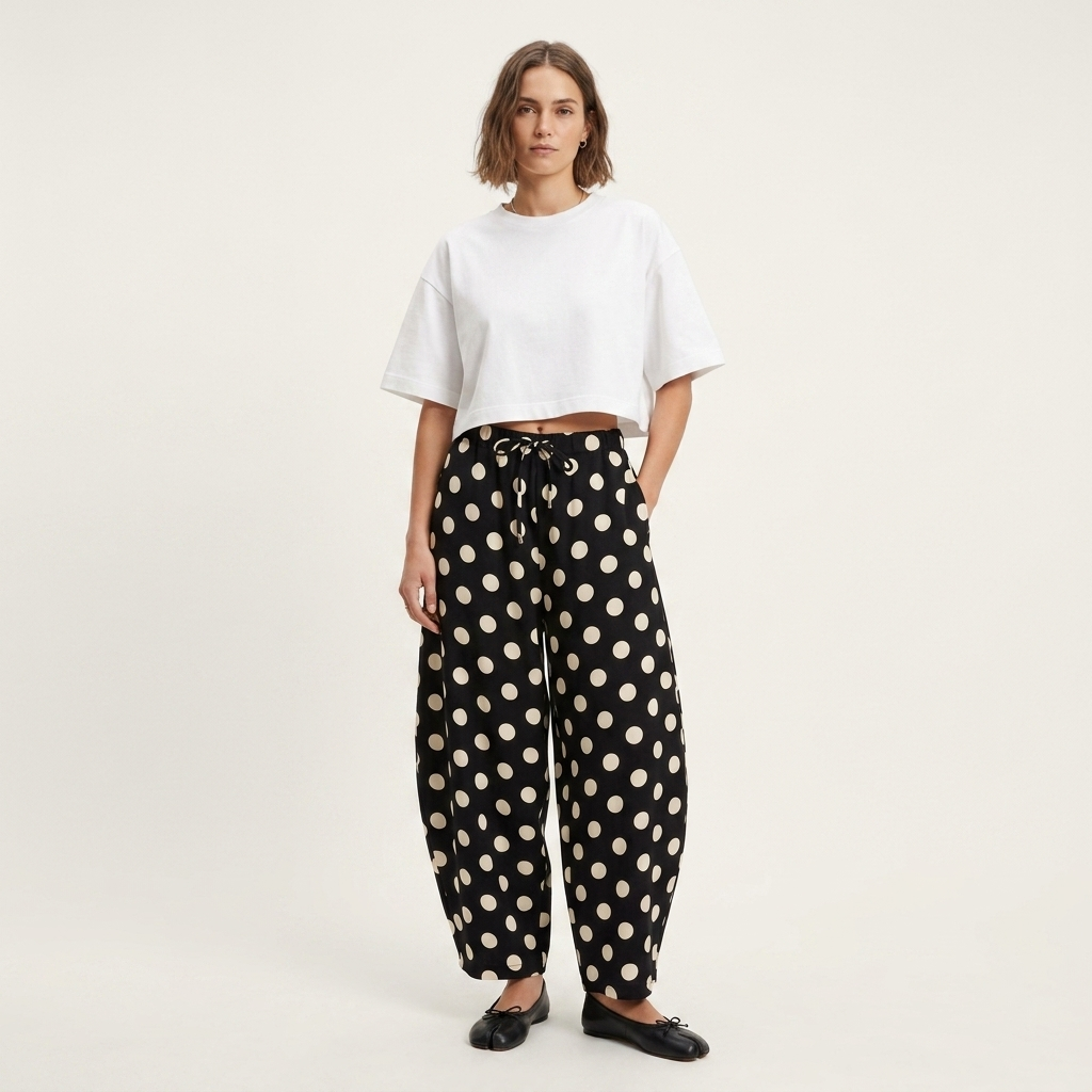 Pastellfarbene Pier-Hose