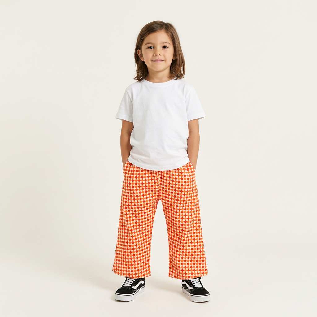 Orange Diamond Pantolon