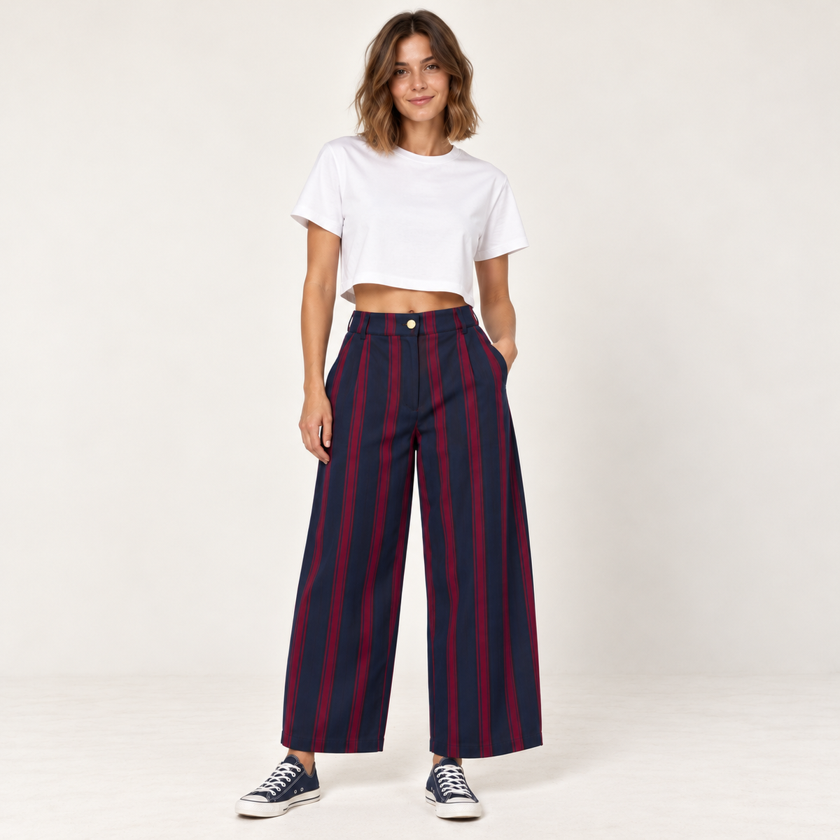 Pastellfarbene Pier-Hose