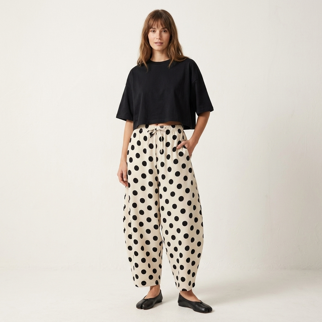 Pastellfarbene Pier-Hose