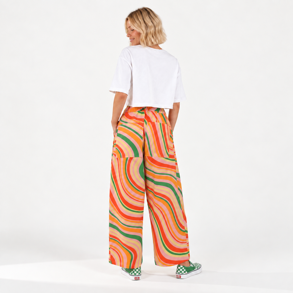 Rainbow Groove Pantolon