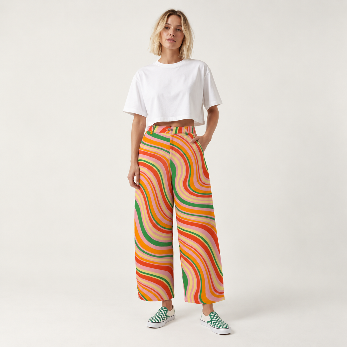 Rainbow Groove Pantolon