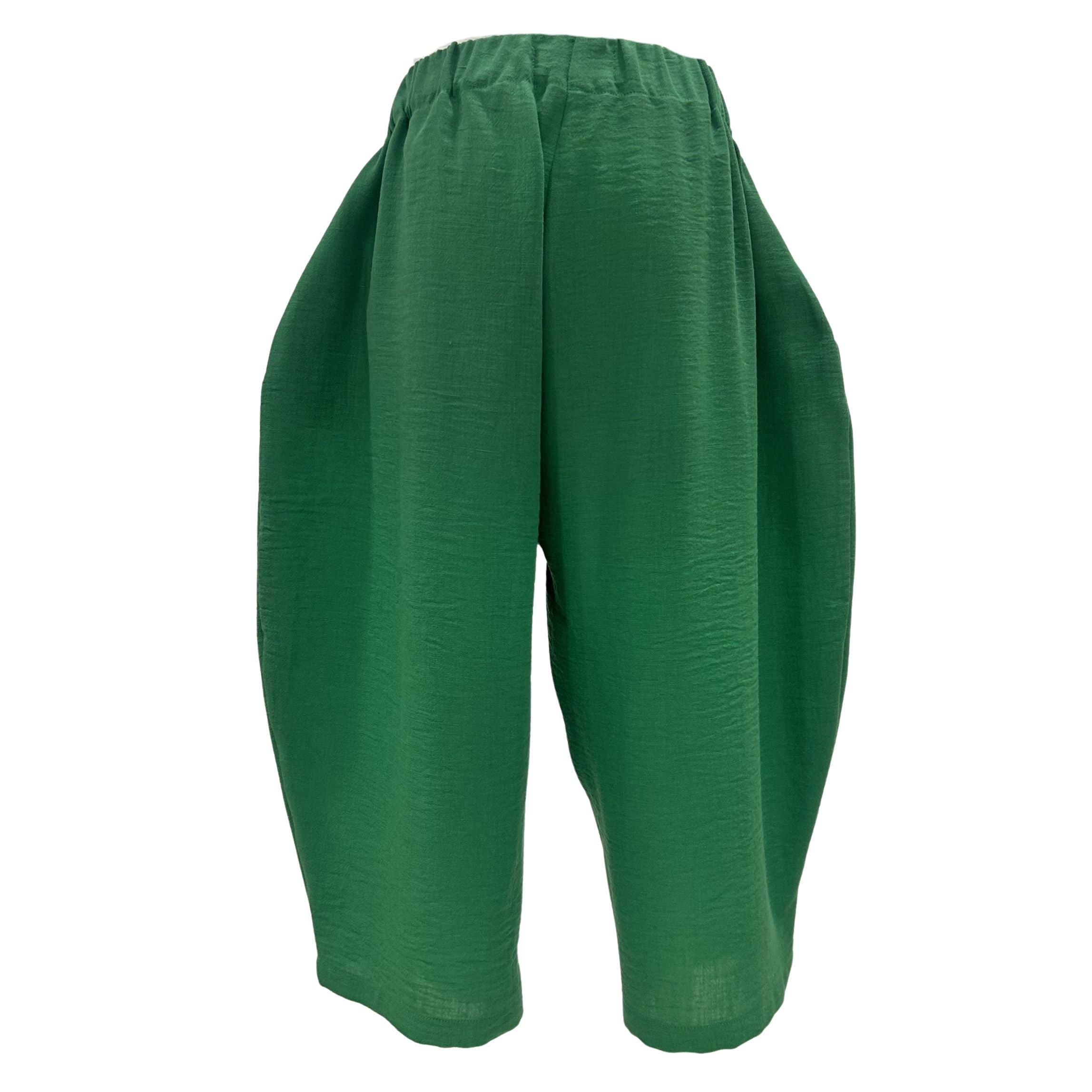 Green Labyrinth Balloon Trousers