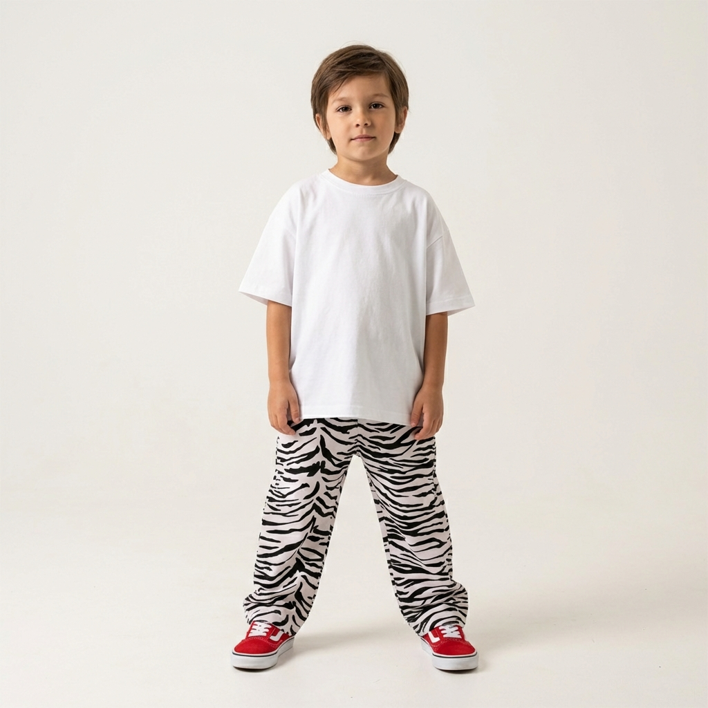 Zebra Groove Pantolon